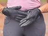 Tackified Copper Tech™️ Leather Premium Riding Glove in Black - Equine Exchange Tack Shop