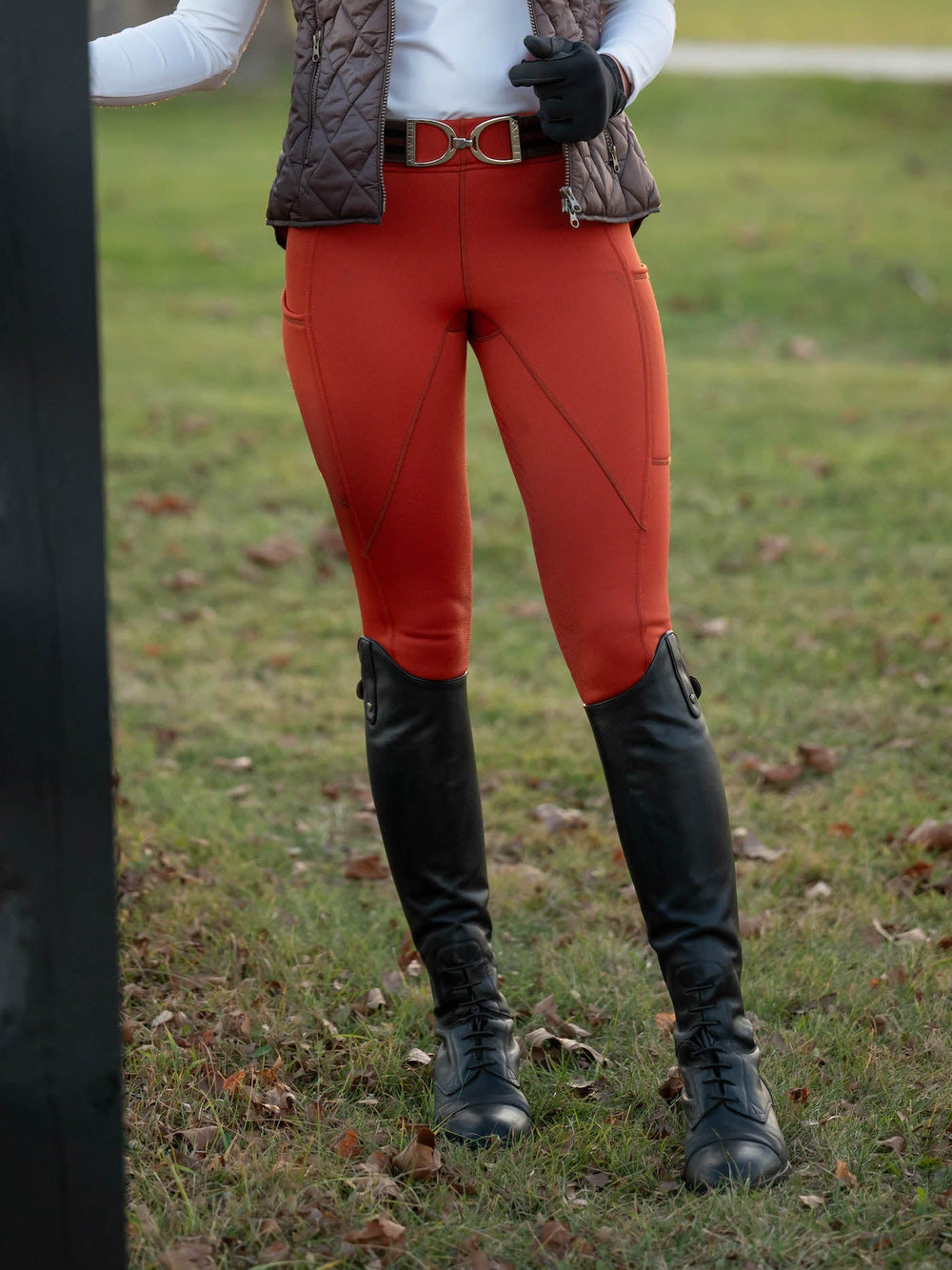 ThermaMAX TechTread Winter Full Seat Breech w/ 2 Pockets - Equine Exchange Tack Shop