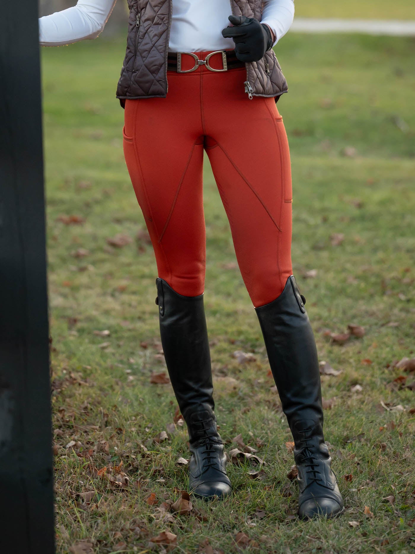ThermaMAX TechTread Winter Full Seat Breech w/ 2 Pockets - Equine Exchange Tack Shop