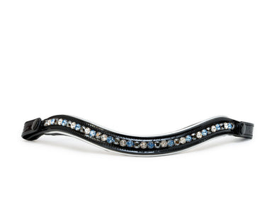 Ice & Sky Wave Browband - Equine Exchange Tack Shop