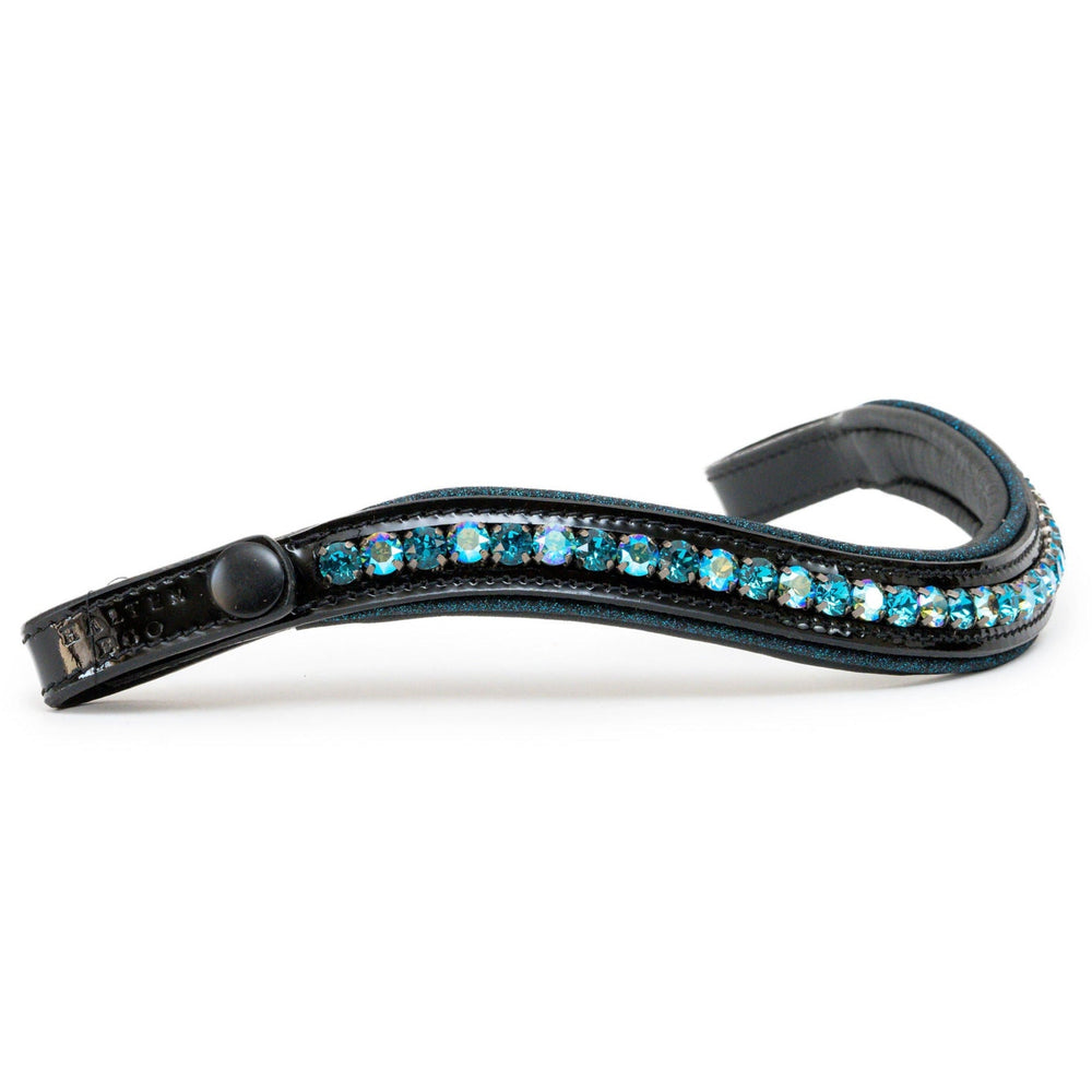 Limited Edition Atlantis Wave Browband with Snaps - Equine Exchange Tack Shop