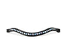 Paris Navette Crystal Patent Midline Browband - Light Sapphire Shimmer - Equine Exchange Tack Shop