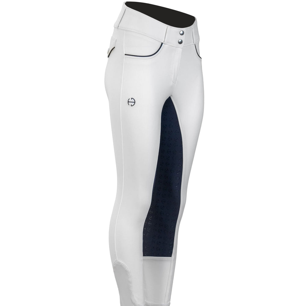 Evolution - High Waisted White Competition Breeches - Equine Exchange Tack Shop