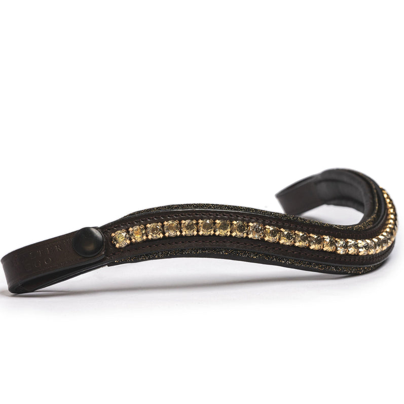 Midas Touch - Limited Edition Brown Leather Browband - Equine Exchange Tack Shop