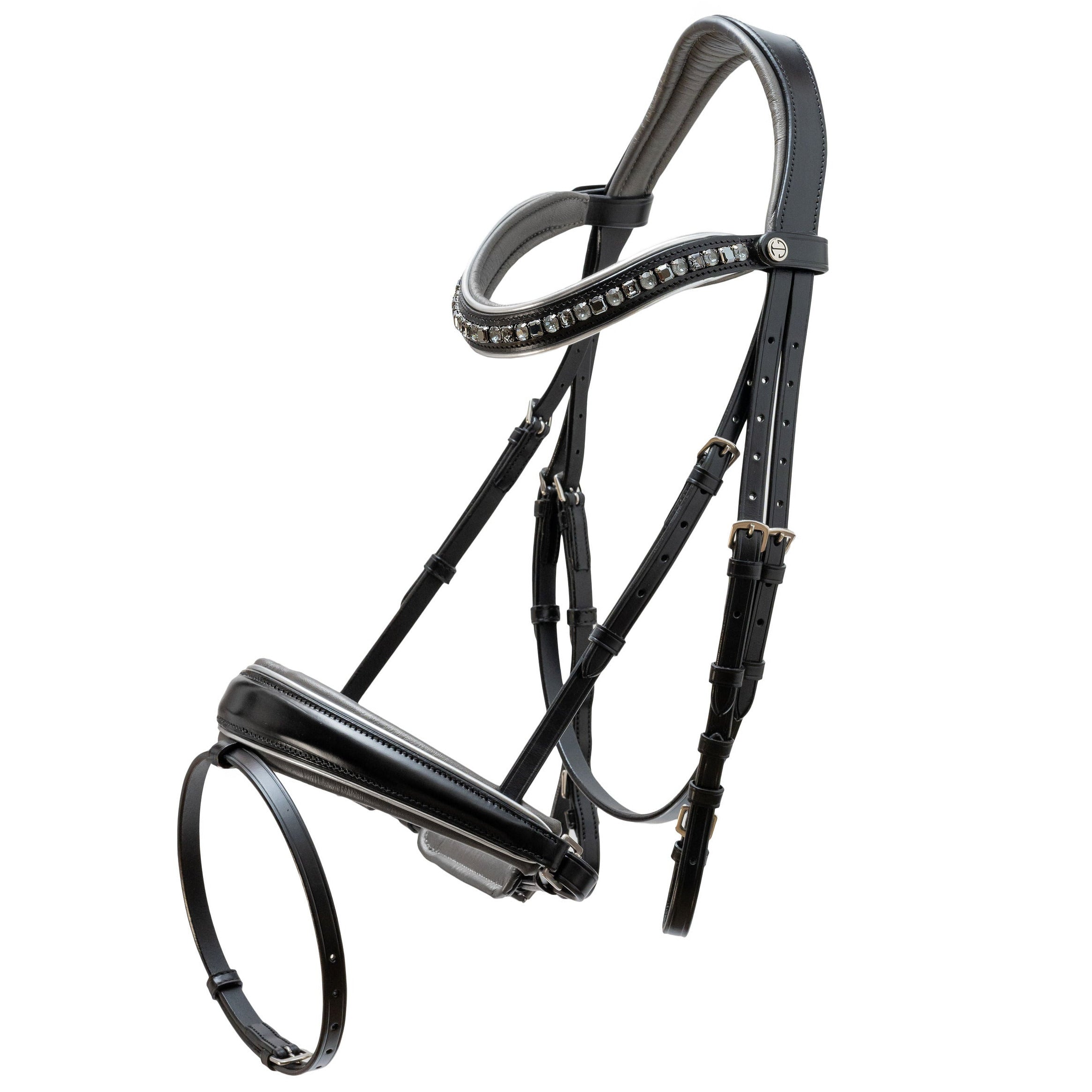 The Eiffel Tower Black Leather Dressage Bridle - Equine Exchange Tack Shop