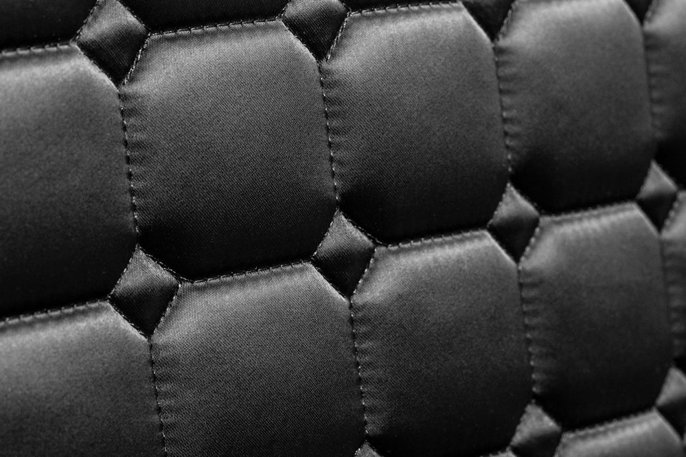 Satin Classic Dressage Saddle Pad - Ebony - Equine Exchange Tack Shop