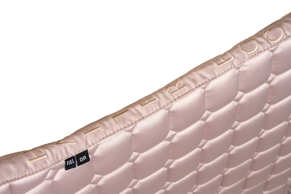 Satin Classic Dressage Saddle Pad - Champagne Cristal - Equine Exchange Tack Shop