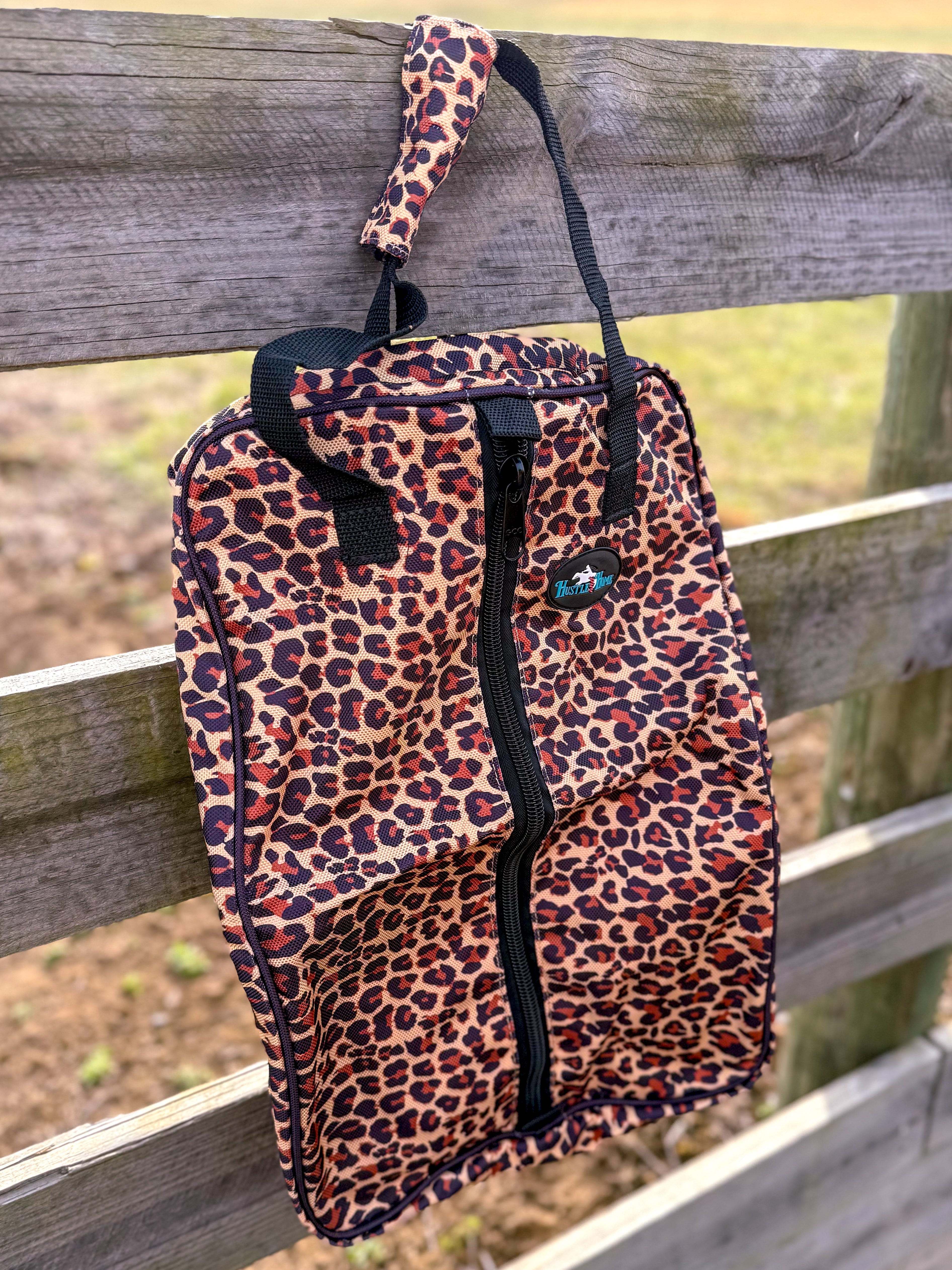 Luxury Tack Bag - Leopard  