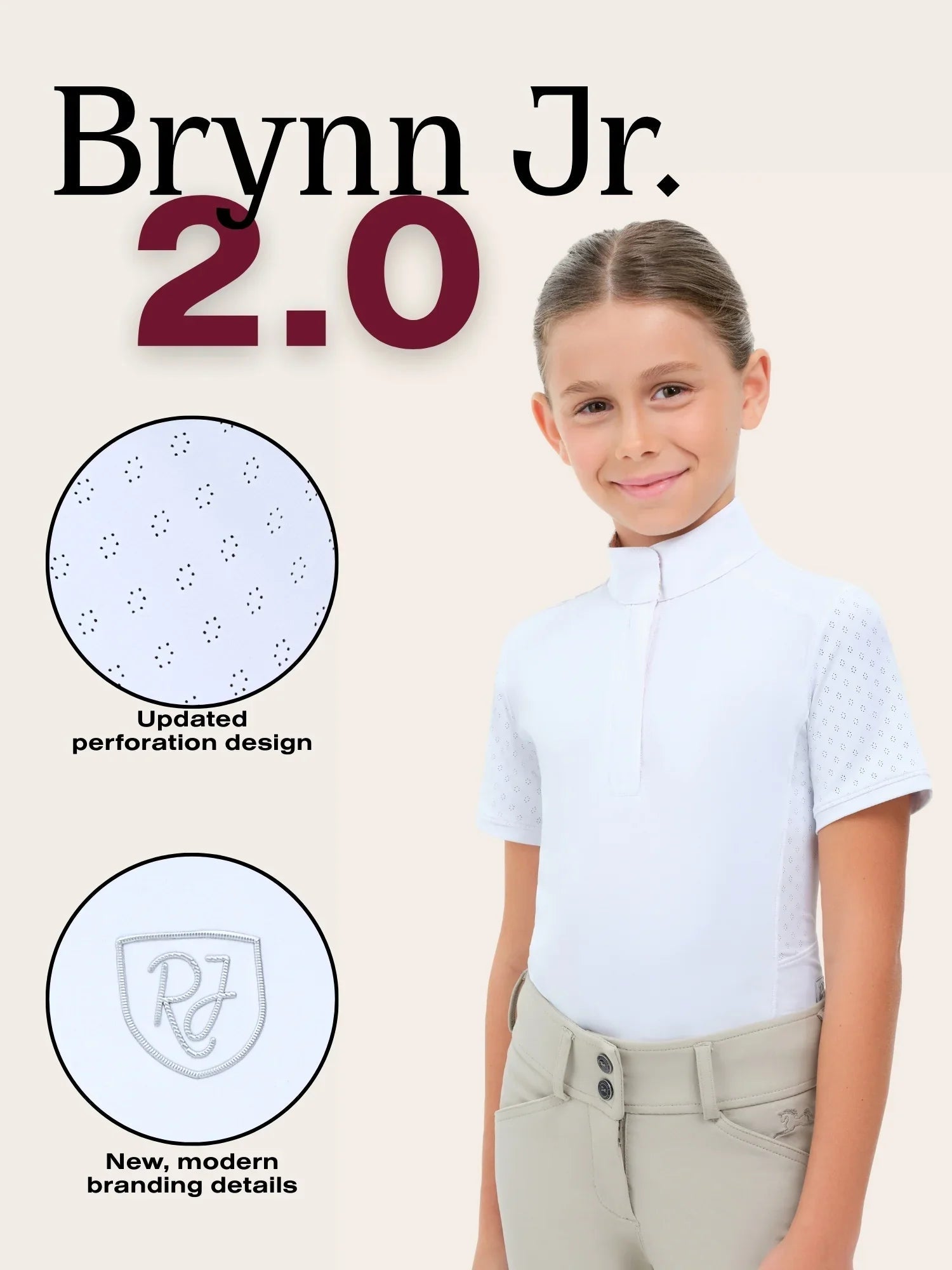 Brynn JR Short Sleeve Show Shirt  