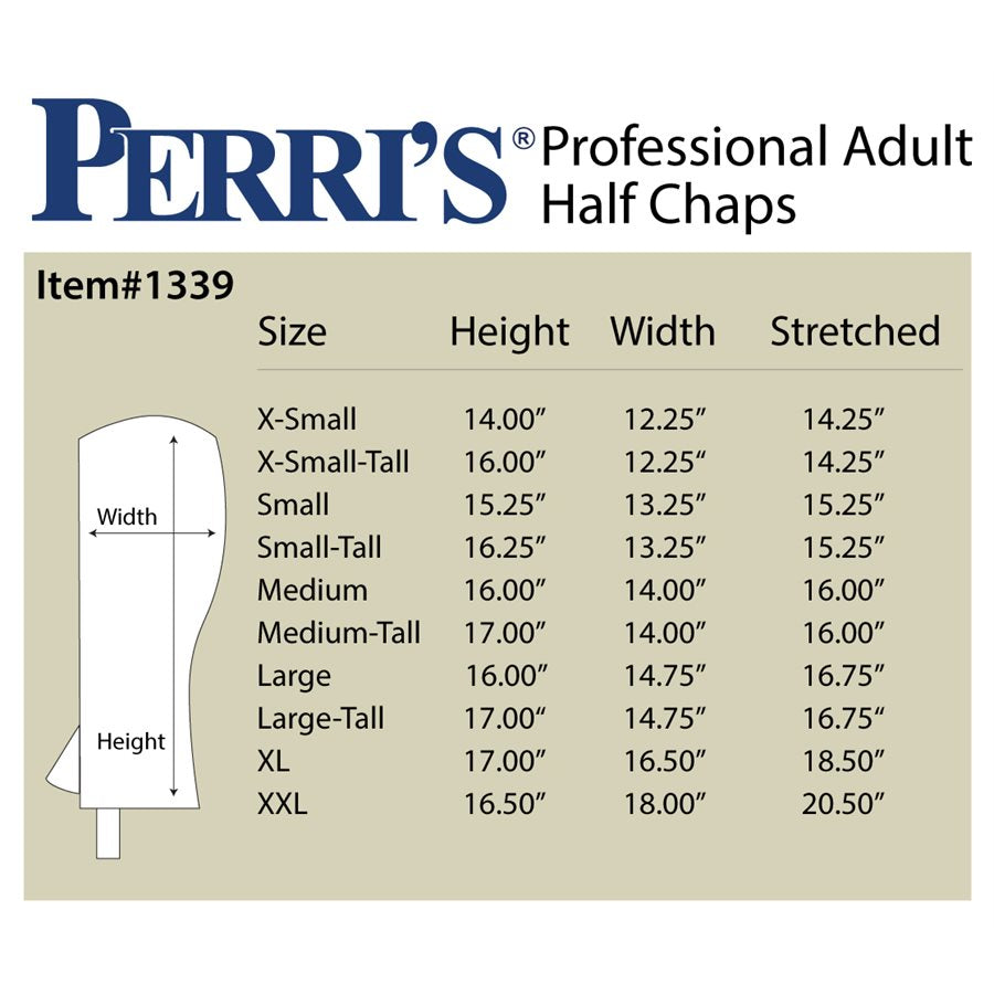Professional Leather Half Chaps