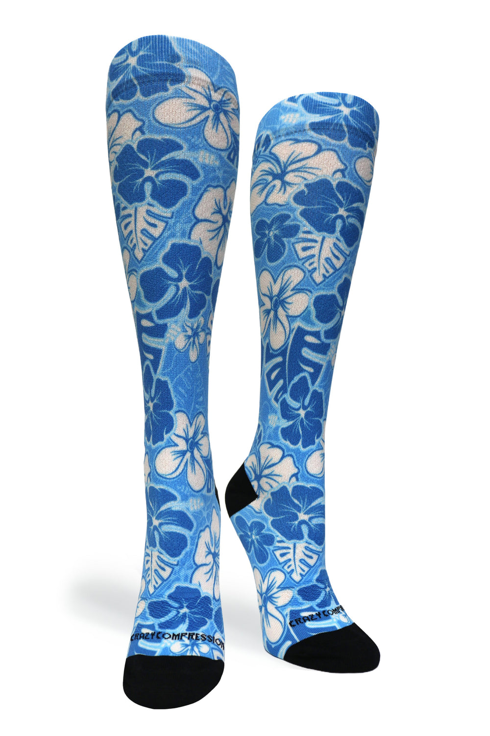 Aloha Blue Compression Socks - Equine Exchange Tack Shop