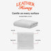 Leather Honey lint-free application cloth for leather care, soft and gentle for cleaning and conditioning leather surfaces.