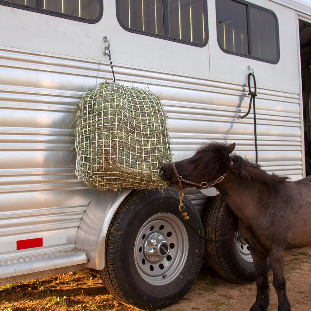 Freedom Feeder Trailer/Mini Net - 2 Flake Capacity - 3 Slow Feed Mesh Options - Equine Exchange Tack Shop