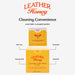 Leather Honey Leather Care Wipes in a 10-pack for cleaning and conditioning leather items with convenient, ready-to-use wipes.