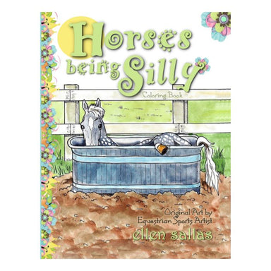 Horses Being Silly Coloring Book - Equine Exchange Tack Shop