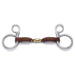 Baucher Lozenge Leather Covered Snaffle - Equine Exchange Tack Shop