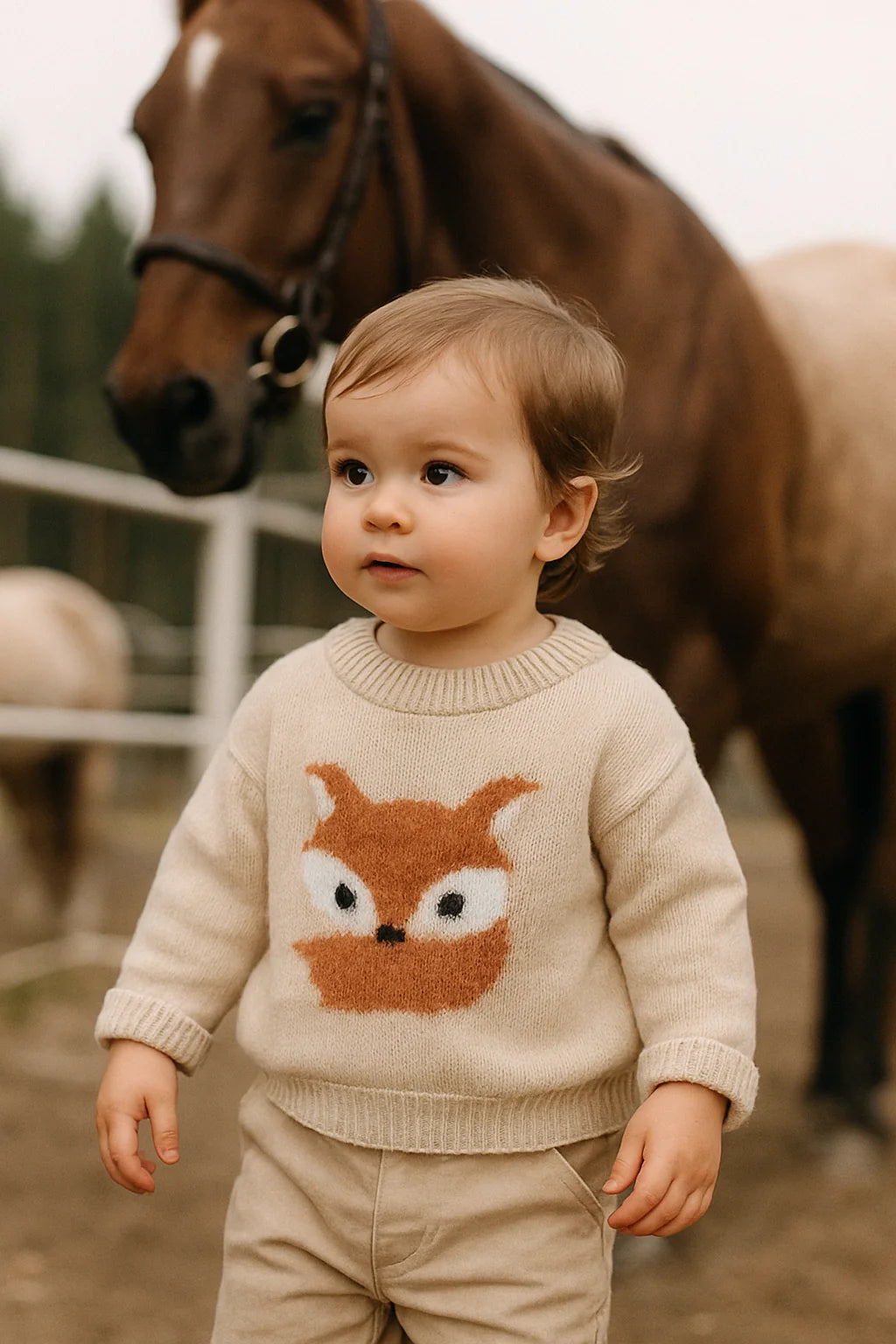 Tally Ho Equestrian Baby Sweater