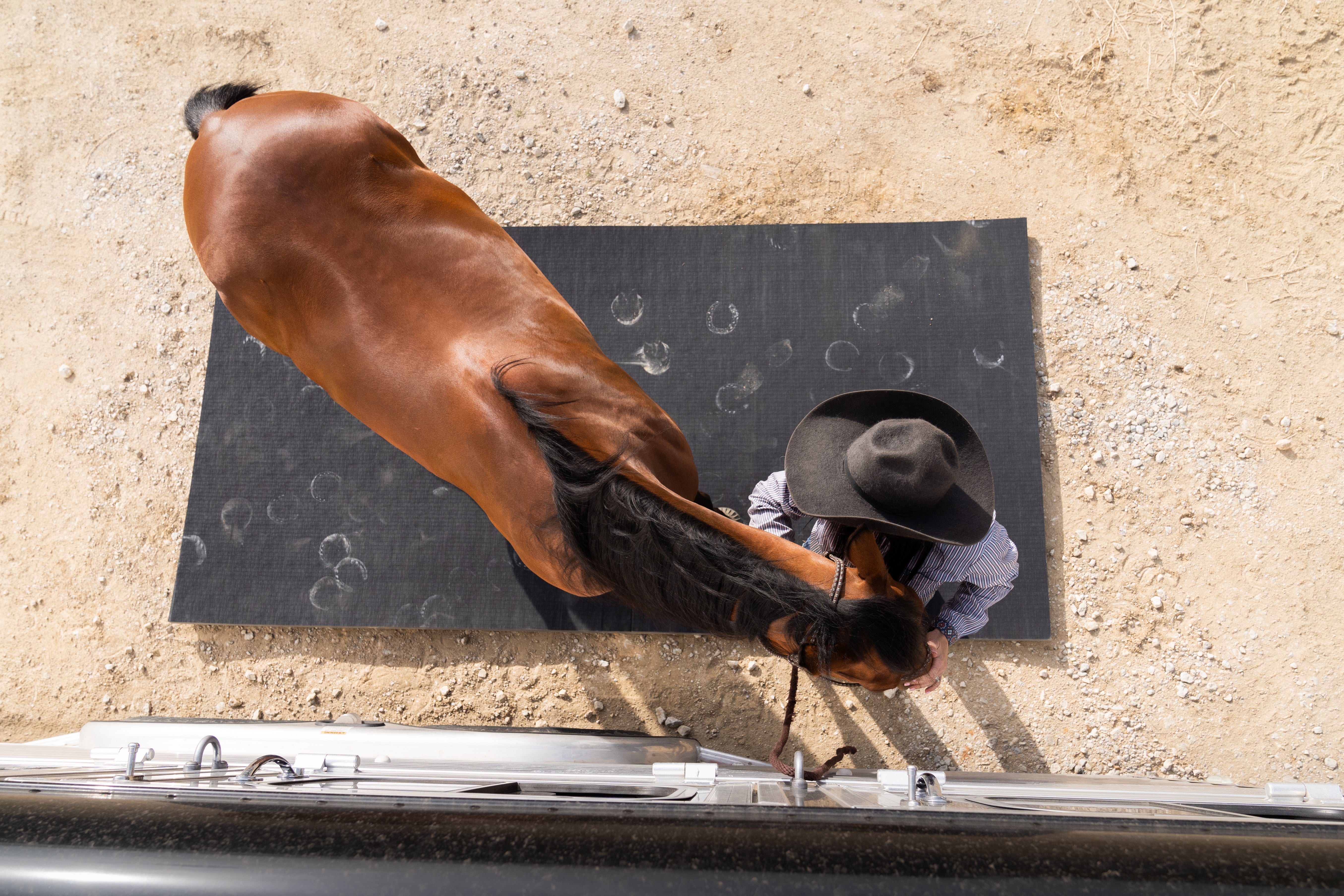 5x10ft Black Stall Mat - Equine Exchange Tack Shop