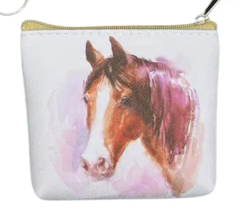 Horses & Donkeys Coin Purse - Equine Exchange Tack Shop