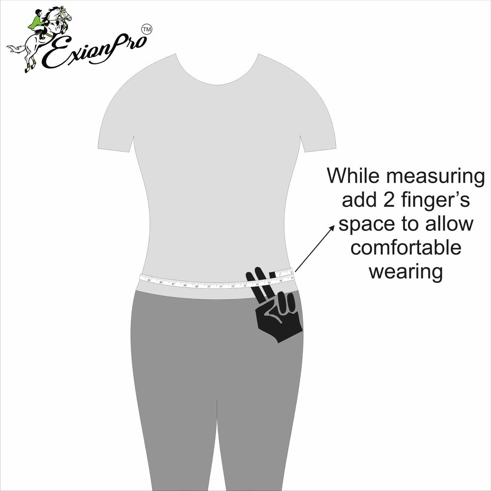 ExionPro Glossy Leather Fancy Stitched Belt - Equine Exchange Tack Shop