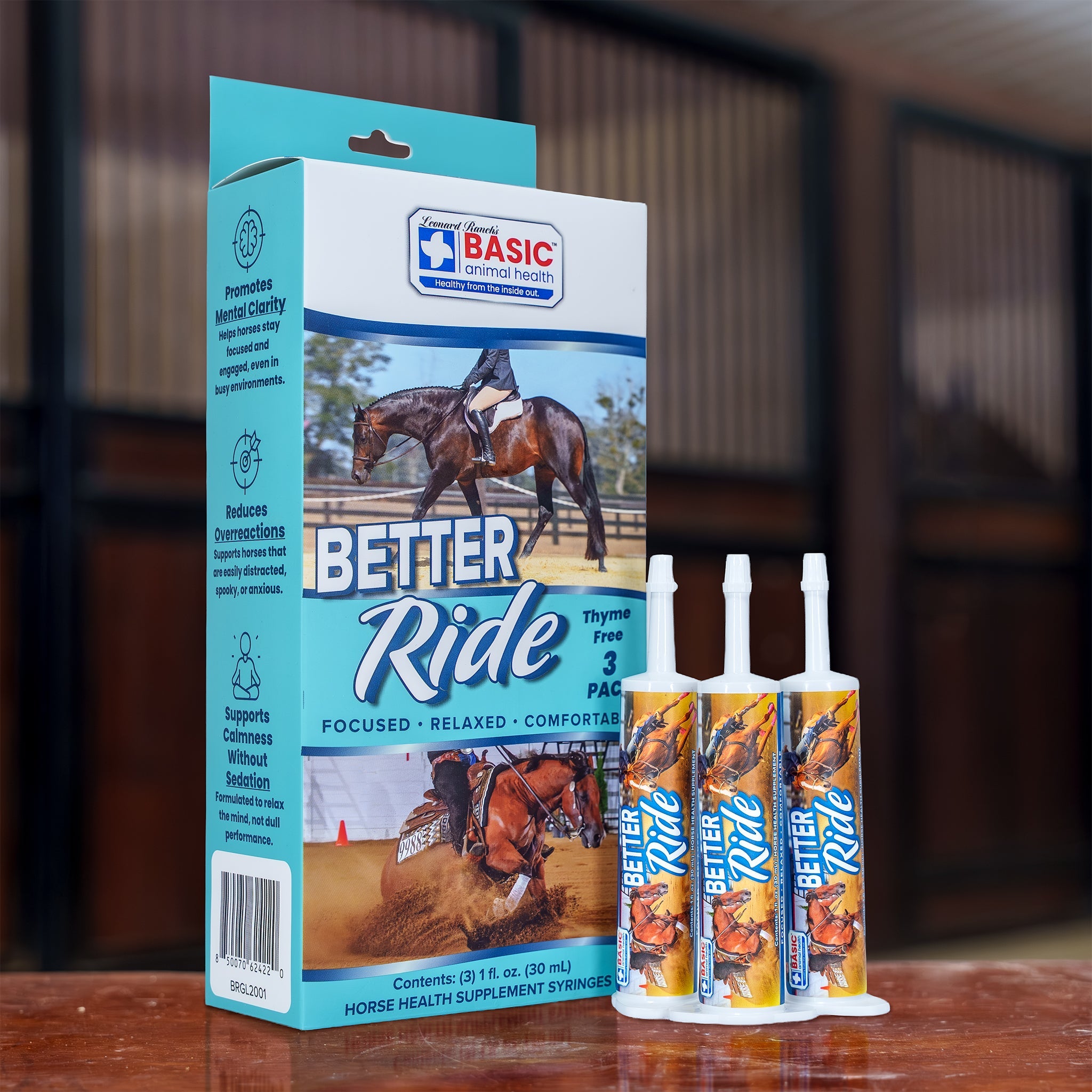 ShowFocus for a BetterRide Gel for Horses - 3 Pack