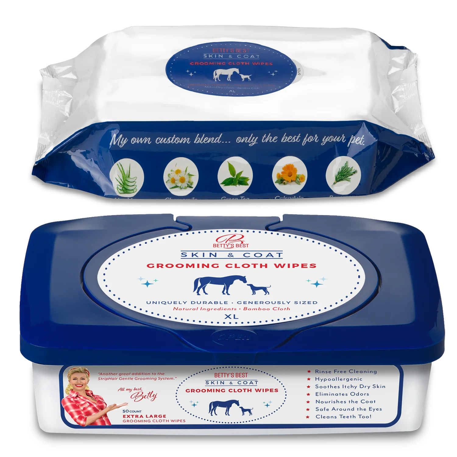 Betty's Best Grooming Wipes - Equine Exchange Tack Shop