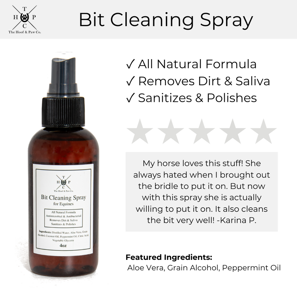 All Natural Bit Cleaning Spray - For Horses - 4oz - Equine Exchange Tack Shop