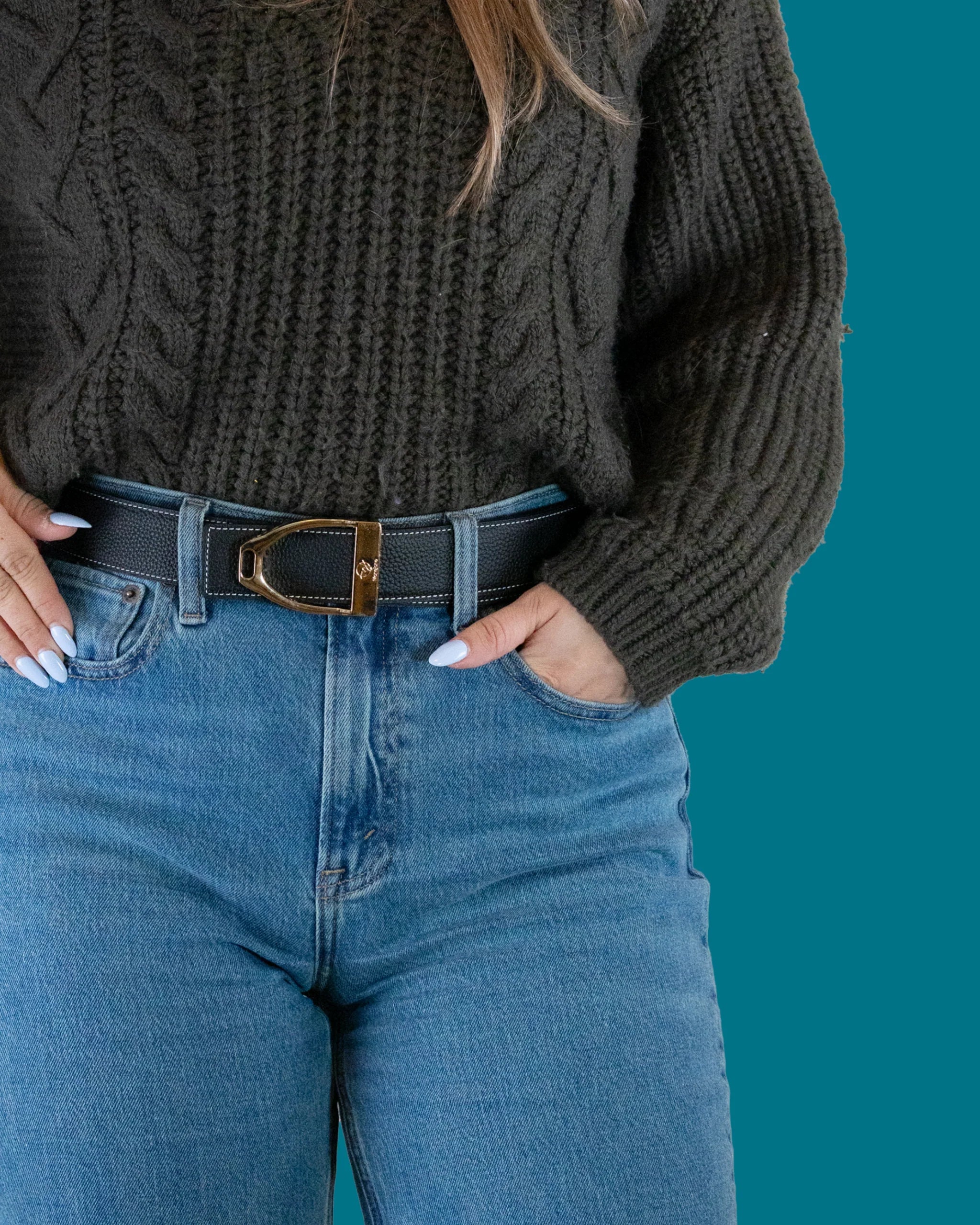 ManeJane Reversible Leather Belt  