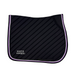 Black Cotton Oblique Euro Saddle Pad - Equine Exchange Tack Shop