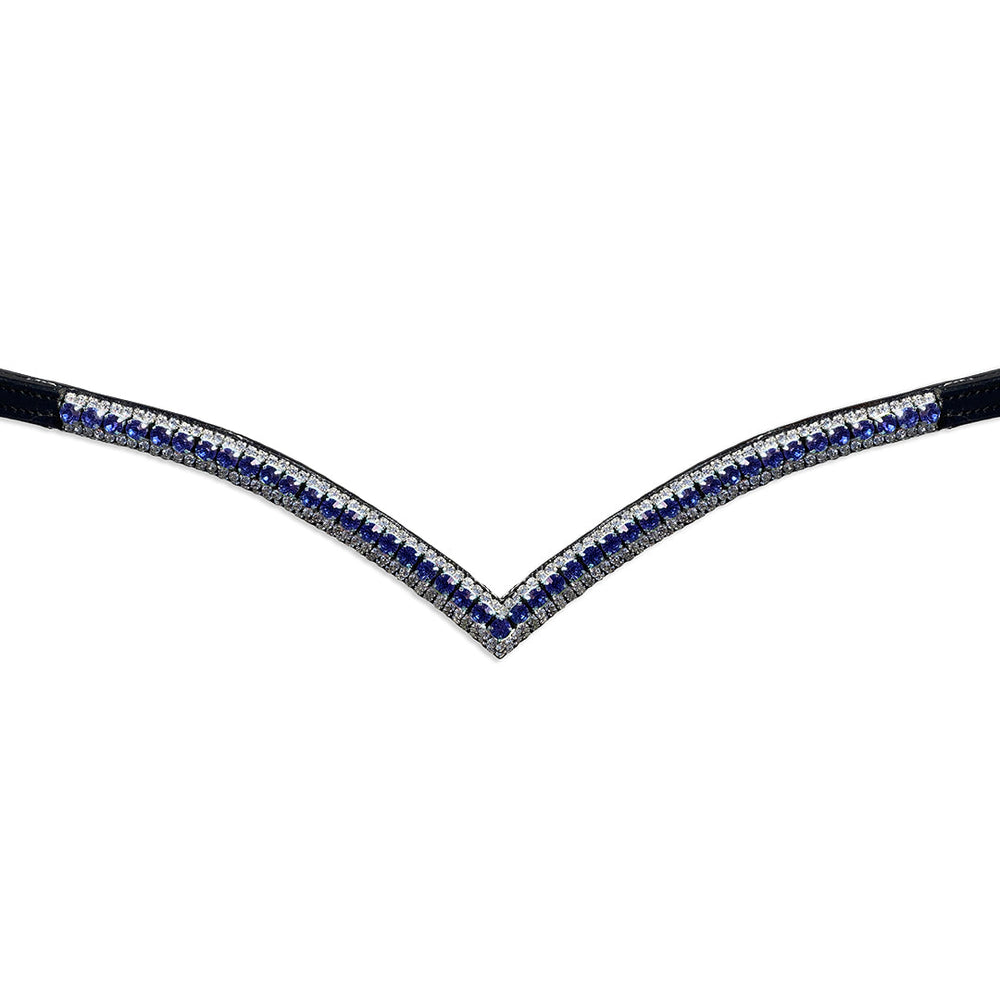 Blue Astra Browband - Equine Exchange Tack Shop