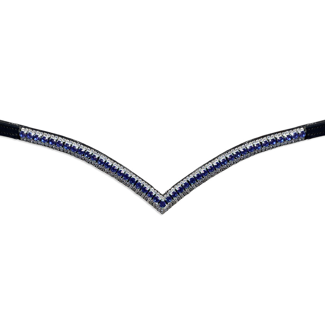 Blue Astra Browband - Equine Exchange Tack Shop
