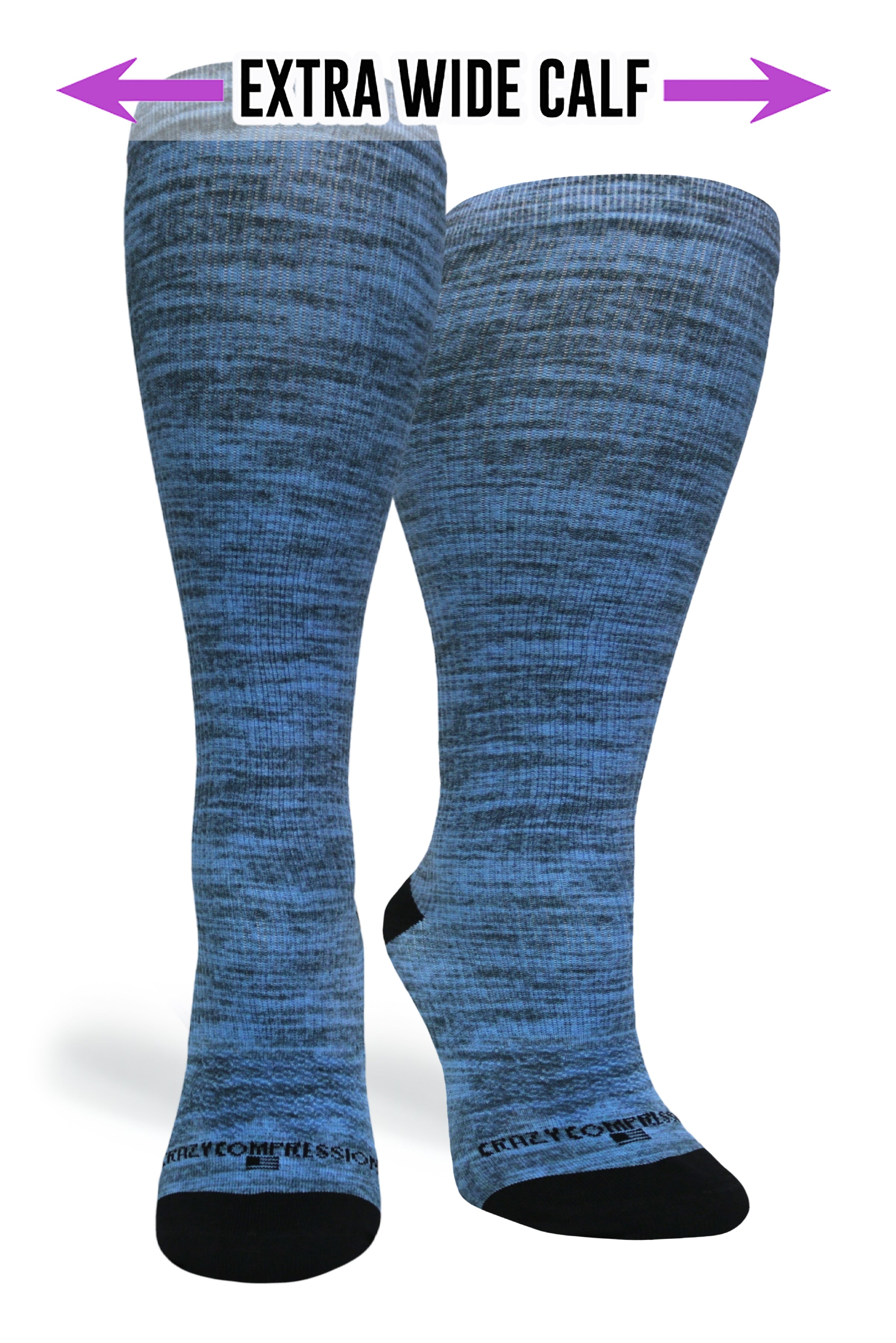 Blue Heather Compression Socks - Equine Exchange Tack Shop