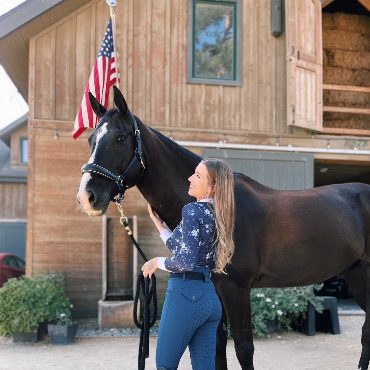 Courtney - Long Sleeve Women's Riding Shirt - Equine Exchange Tack Shop