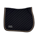 Black Cotton Oblique Euro Saddle Pad - Equine Exchange Tack Shop