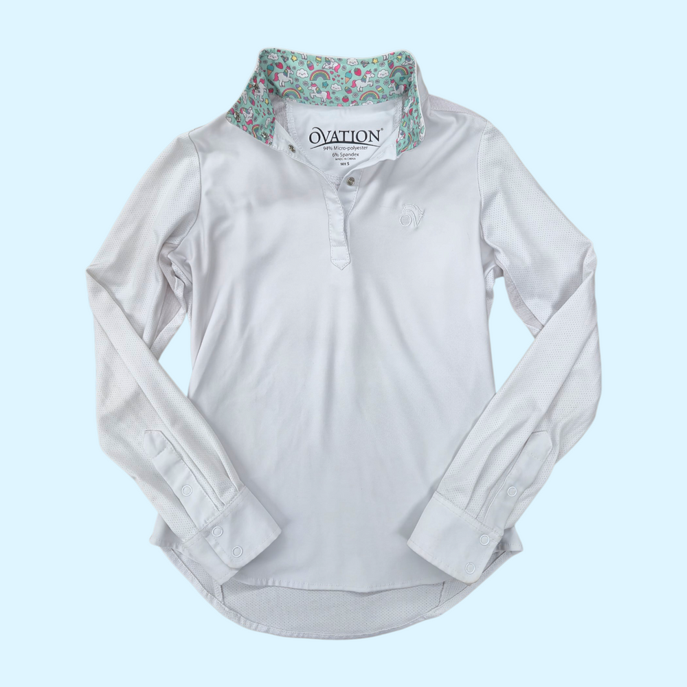 Ovation Kids Long Sleeve Show Shirt - Small - Equine Exchange Tack Shop