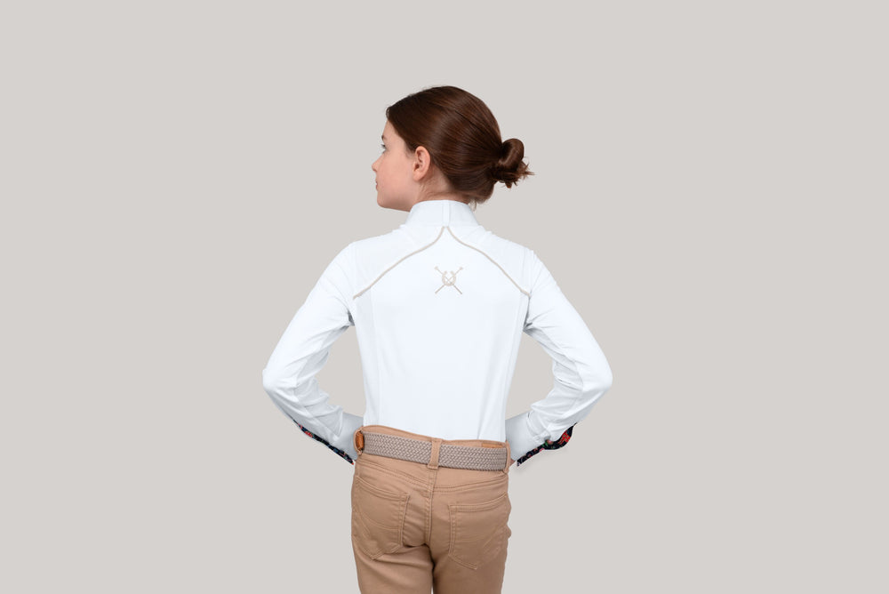 Chestnut Bay SkyCool Liberty Youth Show Shirt - Equine Exchange Tack Shop