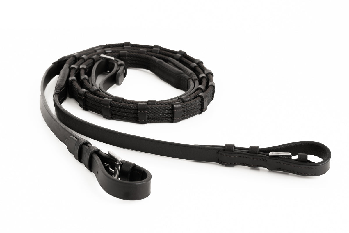 Sure Grip Rubber Rein with 1" Hand Stop - Equine Exchange Tack Shop