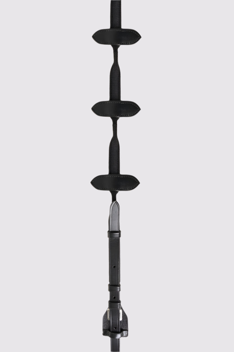 Aaron Vale Rein with 3 Slim Hand Grips - Equine Exchange Tack Shop