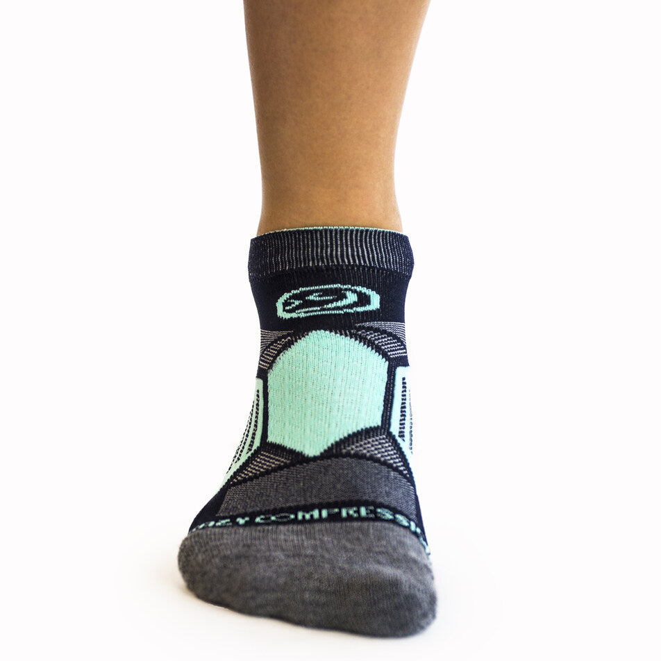 Navy & Mint - Elite Running Socks - Equine Exchange Tack Shop