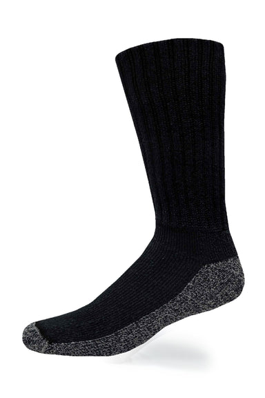 Cozy Diabetic Comfort Relax Fit Black Crew Socks - Equine Exchange Tack Shop