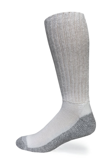 Cozy Diabetic Comfort Relax Fit White Crew Socks - Equine Exchange Tack Shop