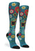 Calavera Teal Compression Socks - Equine Exchange Tack Shop