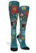 Calavera Teal Compression Socks - Equine Exchange Tack Shop