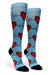 Heart Station Blue Compression Socks - Equine Exchange Tack Shop