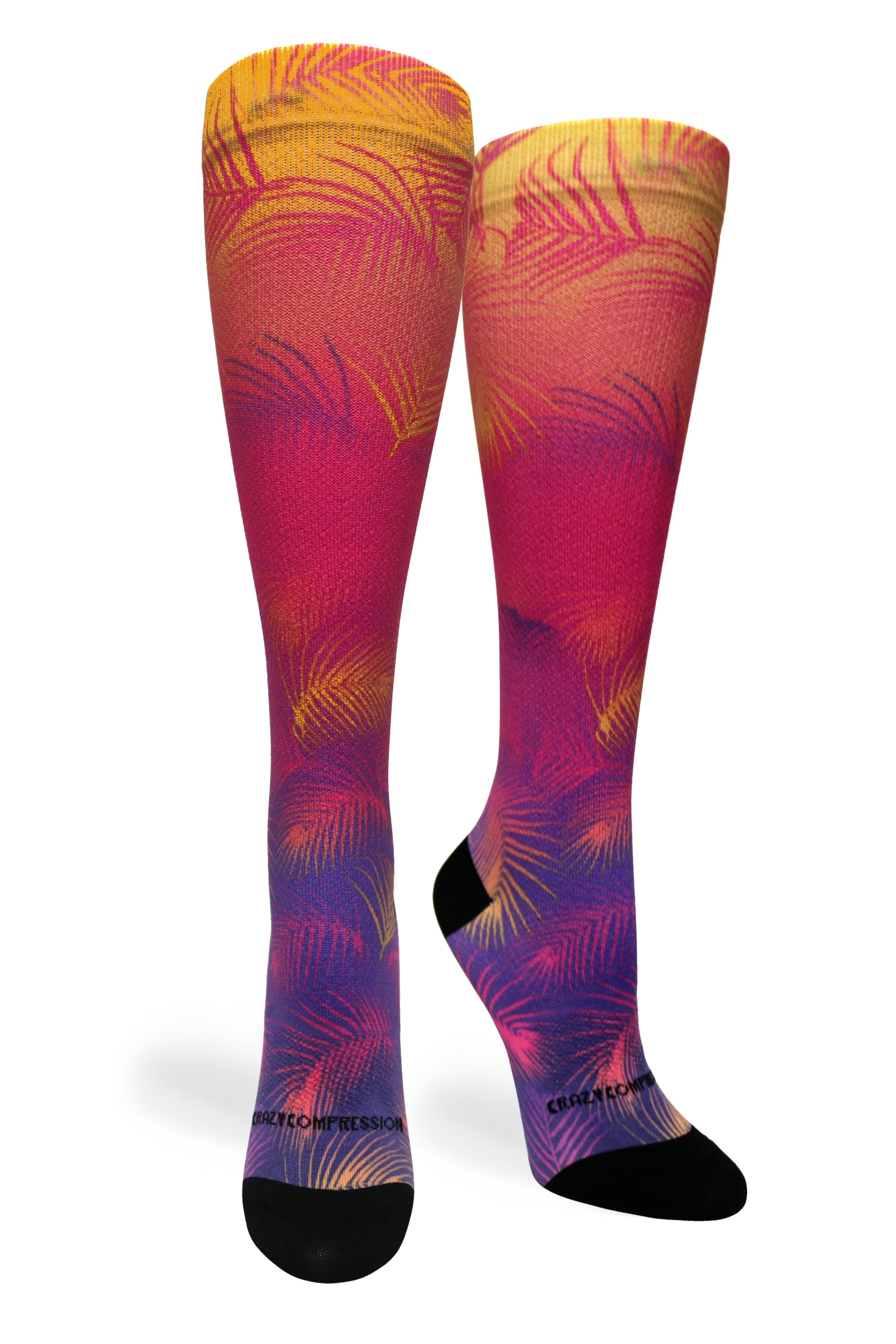 Palm Ombré Compression Socks - Equine Exchange Tack Shop
