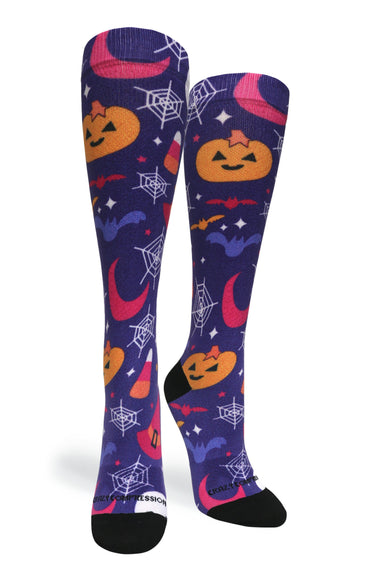 Purple Scare Compression Socks - Equine Exchange Tack Shop