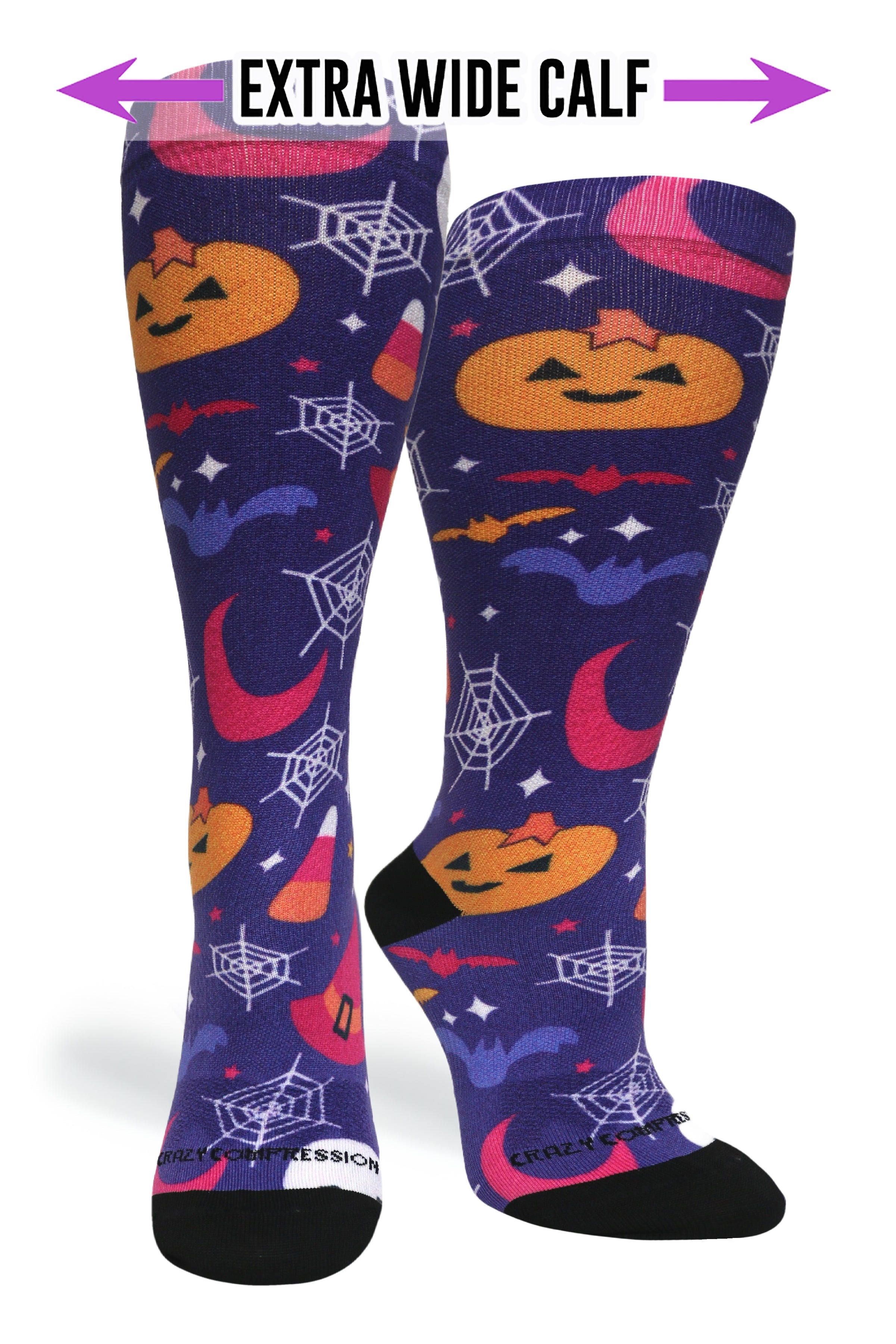 Purple Scare Compression Socks - Equine Exchange Tack Shop