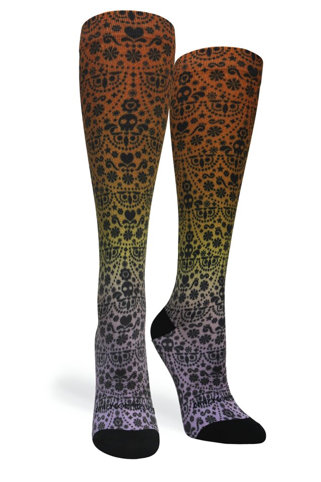 Skull Ombré Compression Socks - Equine Exchange Tack Shop