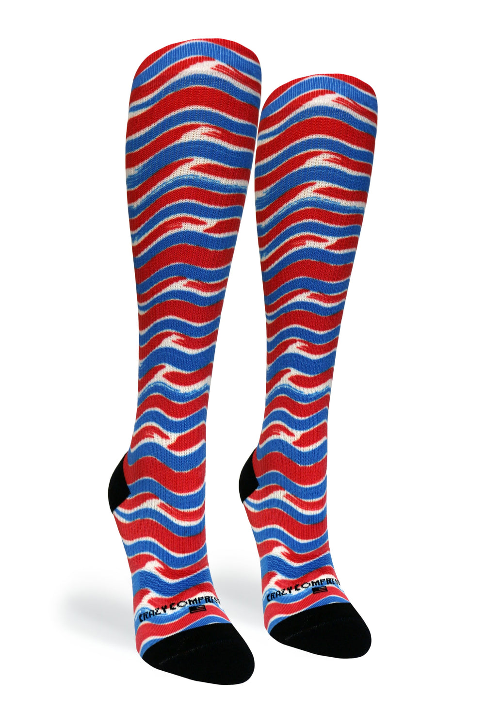 Waving Compression Socks - Equine Exchange Tack Shop