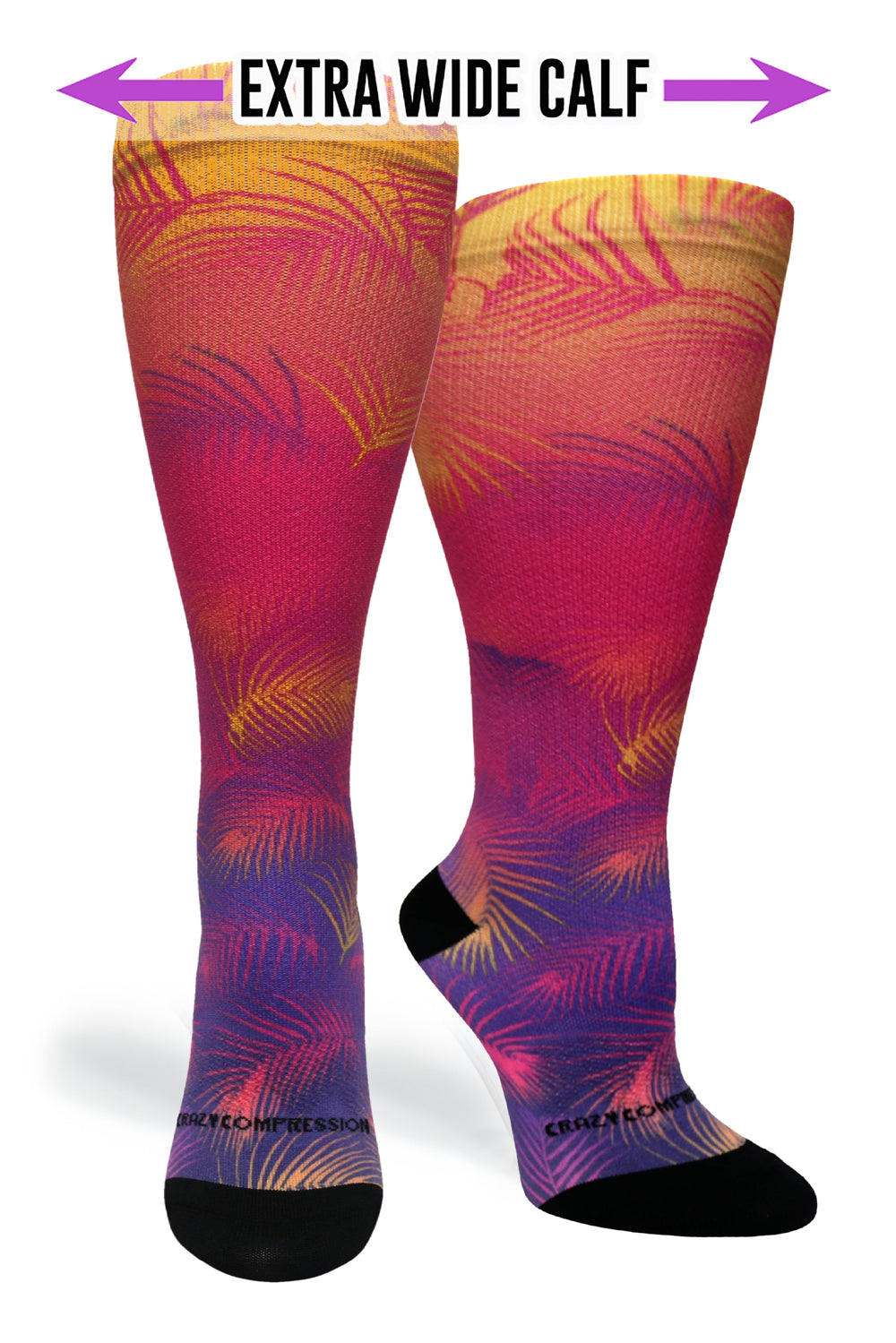 Palm Ombré Compression Socks - Equine Exchange Tack Shop